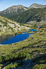 Fototapeta na wymiar Chairski lakes at Pirin Mountain, Bulgaria