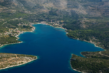 Fototapeta na wymiar South Adriatic coast near Dubrovnik, Croatia