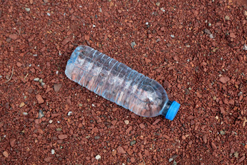 Plastic water bottle and environmental pollution