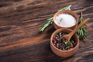 spices salt and black papper