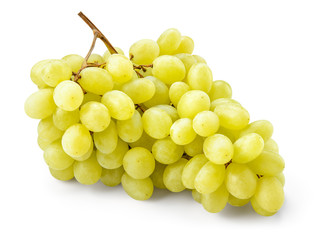 Grape isolated. Grapes on white. With clipping path. Full depth of field.