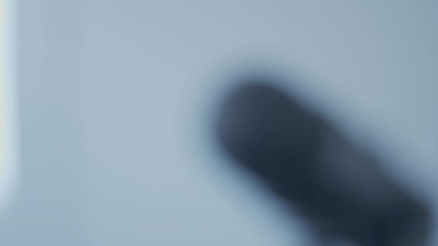 Pull away from a microphone 01.