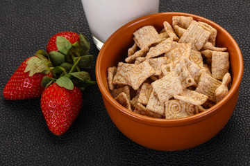 Wheat flakes for breakfast