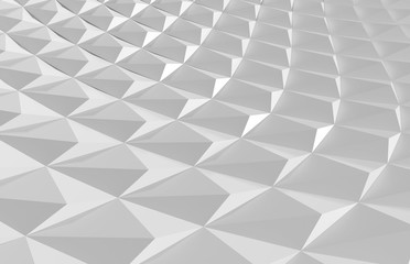 White digital graphic pattern, 3d