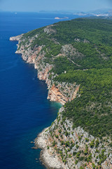 Fototapeta na wymiar South Dalmatian coast near Dubrovnik, Croatia