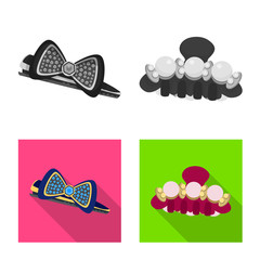 Isolated object of beauty and fashion icon. Collection of beauty and female vector icon for stock.