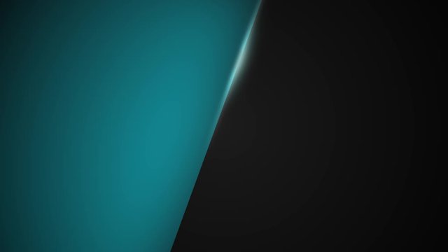 Black screen divided with glowing motion of light