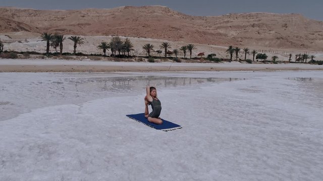 Yoga at the Dead Sea israel