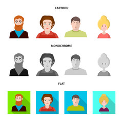 Vector illustration of clothing and fashion symbol. Collection of clothing and nationality vector icon for stock.