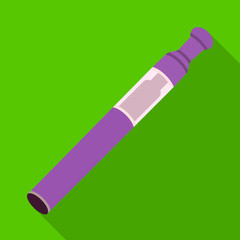 Isolated object of vape and cigarette sign. Collection of vape and electronic vector icon for stock.