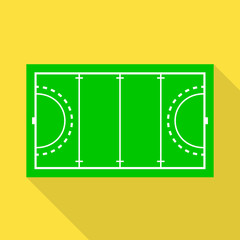 Vector design of stadium and hockey logo. Collection of stadium and goal vector icon for stock.