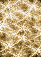 Beautiful yellow fireworks backdrop