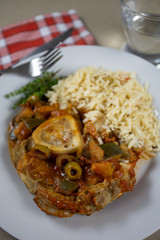 osso bucco de veau aux petits légumes