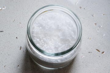 Maldon Sea Salt flakes in Jar. Ready to Use.