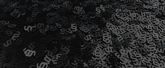 Black Paragraphs Background