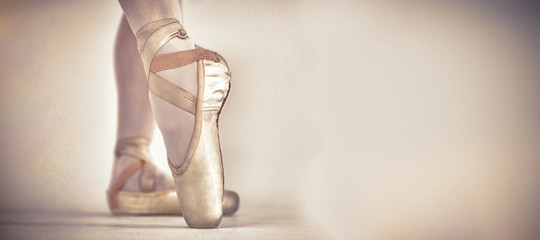 Ballerino practising ballet dance in the studio - Powered by Adobe