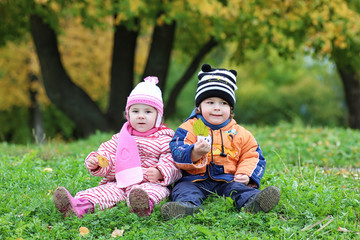 Children on the street play