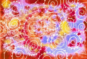 watercolor abstract background