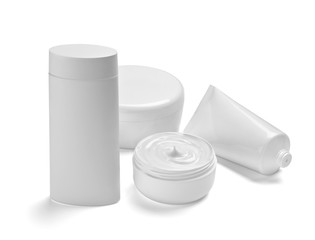  white cream container jar beauty moisturizer tube soap