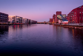 Naklejka premium Innenhafen Duisburg, Ruhrgebiet