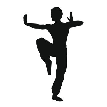 recommend clip art: Martial Arts Silhouette