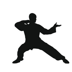 Martial Arts Silhouette