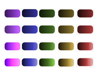 Set of Colored Web Buttons