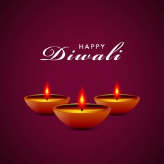 Fototapeta na wymiar Happy diwali festival, template elegant vector for greeting card, banner, background. Beautiful design with paper cut style of Indian.