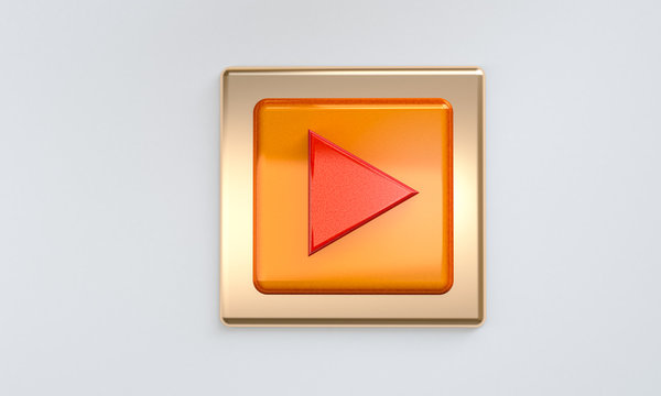 Geometric play logol, 3d rendering.