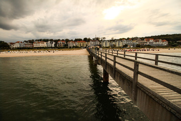 Obraz premium Kleinod der Bäderarchitektur; Blick auf Bansin