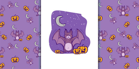 night bat halloween