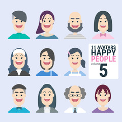 Variety-of-human-11-Avatars-Happy-PEOPLE-volume-5