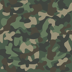 Camouflage, abstract military seamless pattern.