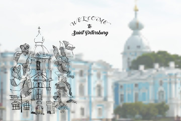 Saint Petersburg Street and Landscape Sketches - 288883157