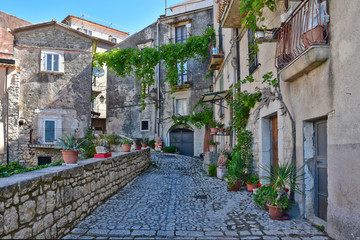 Fototapeta na wymiar A trip to the medieval town of Guardia Sanframondi in southern Italy