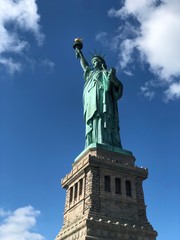 Fototapeta premium View of statue of liberty.