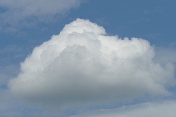 Obraz premium Wolken, Blauer Himmel, Deutschland