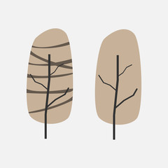 Colorful nature background. Yellow leaves.