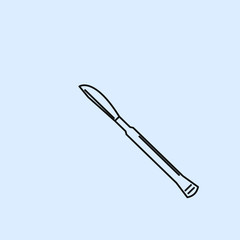 Scalpel line icon. Element of Medecine tools Icon. Signs, symbols collection, simple icon for websites, web design, mobile app