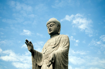 Ushiku Daibutsu Statue In Japan.