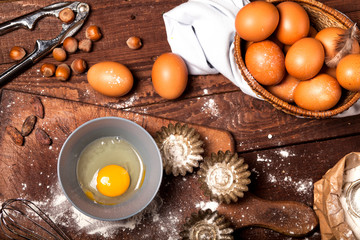 Ingredients for the preparation of bakery products