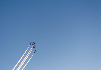 airplane in the sky