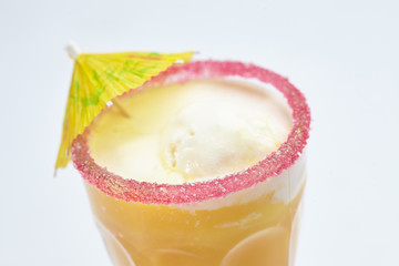 cocktail with ice cream