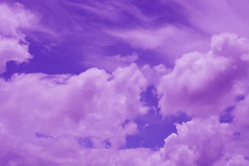 Purple cloud and sky abstract background, pastel color