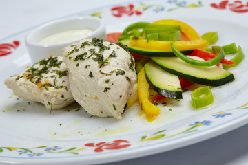 chicken with vegetables
