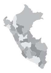 Peru regions map