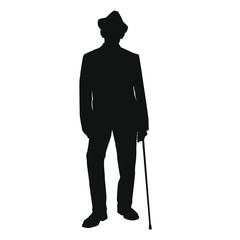Old People Silhouette