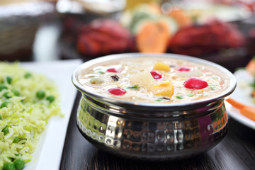 Traditional Indian cuisine. Traditional Indian dishes. Oriental cuisine