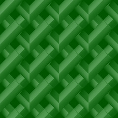 Geometric Modern Stylish Pattern. Seamless Green Background. Abstract Texture. Fine Ornament with Green Elements for Web, Wallpaper, Fabric, Wrapping, Paper