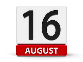Cubes calendar 16th August